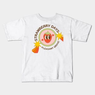Cute Strawberry Strawberry Days Pleasant Grove Utah Kids T-Shirt